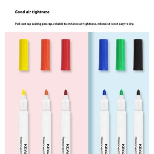 24 couleurs de tissu de vente chaude imperméable à l'eau ne se décolore pas DIY <span class=keywords><strong>Graffiti</strong></span> peinture et couleur réparation stylo marqueur ensemble - Product Image 4