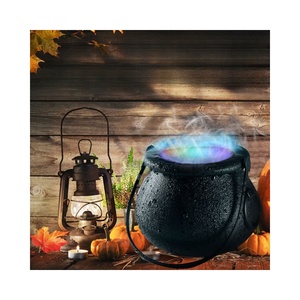 Suministros para Fiesta <span class=keywords><strong>de</strong></span> Halloween 2026, <span class=keywords><strong>Caldero</strong></span> <span class=keywords><strong>de</strong></span> <span class=keywords><strong>Bruja</strong></span> Grande <span class=keywords><strong>de</strong></span> Plástico Negro en Forma <span class=keywords><strong>de</strong></span> Calabaza, Exhibidor <span class=keywords><strong>de</strong></span> Dulces, Decoraciones para Fiesta, Empacado - Product Image 3