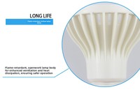Ampoule LED à commande sonore et lumineuse, vente en gros, éclairage d'escalier, lampes à capteur, induction vocale intelligente, culot E27, 6500K