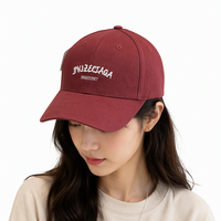 Casquette personnalisée pour papa, vente en gros, broderie vintage, couronne souple, lettres pour hommes et femmes
