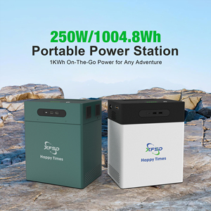 Batterie de stockage d'énergie au lithium-ion 1 kWh LiFePO4, station d'alimentation portable 220V pour le camping en extérieur - Product Image 1