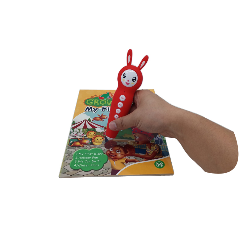 Детские говорящие книжки в виде ручки, развивающие английские учебные книги