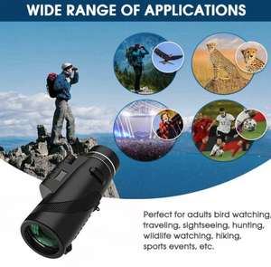 Telescopio Zoom Portátil para Adultos, para Caza Profesional al Aire Libre, Deportes, Campamento, Ver Partidos de Fútbol, Monocular de Largo Alcance - Product Image 4
