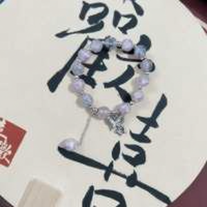 Braccialetti di perle di pietra a cuore minimalista stile coreano elegante moda di tendenza per le donne vendita calda all'ingrosso - Product Image 1