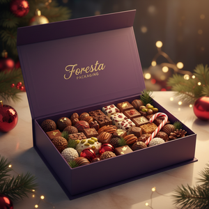 High End Luxury Magnetic Folding Gift <b>Box</b> Custom Logo Hard Rigid Cardboard Paper Packaging - Product Image 4