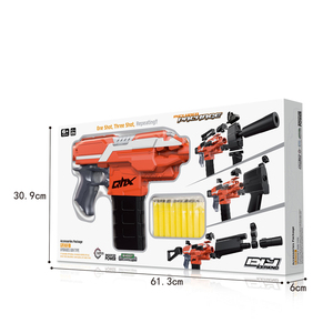 2021 vendita calda elettrico di plastica morbido proiettile giocattolo MP5 pistola giocattoli per i bambini - Product Image 4