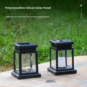 Lámpara de Escritorio LED Solar Impermeable IP65 para Uso en Exteriores y Jardines, Luz Blanca Cálida Regulable, Lámparas Colgantes para Árboles y Palacios - Product Image 4