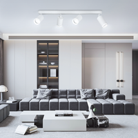 Focos LED GU10 Ajustables para Hogar y Hotel, Foco Móvil/Foco de Techo para Pasillo, Focos Interiores/Foco