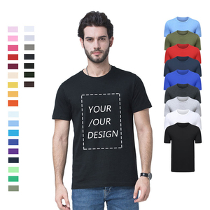 High Quality 100% Cotton Large Unisex Graphic T-Shirts With Custom Logo Printed Personalized Cotton Polyester T Shirt for Gift