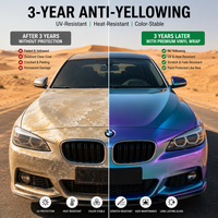 Film Vinyle Adhésif Thermorésistant à Changement de Couleur pour Voiture, Garantie 8 Ans, Vente en Gros, Logo Personnalisé OEM pour le Marché Saoudien
