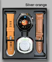 Jam Tangan Pintar Baru Hot D21 Relojes Smart Watch 4 Headphone 2 in 1 Set Tali Ganda 1.52 TFT BT Panggilan Detak Jantung Olahraga dengan Earbud