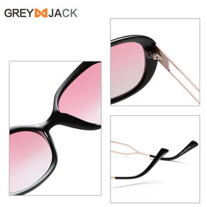 Gafas de Sol para Mujer Grey Jack K013, Montura Metálica Negra TR, Lentes Degradadas Rosas, Protección UV400, Tipo 3, Polarizadas - Product Image 5