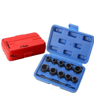 11Pcs <strong>Nut</strong> Extractor <strong>Socket</strong> Tool <strong>Socket</strong> <strong>Set</strong> Screw Extractor Tools for <strong>Removing</strong> Damaged Rusted Rounded-Off Bolts - Product Image 3