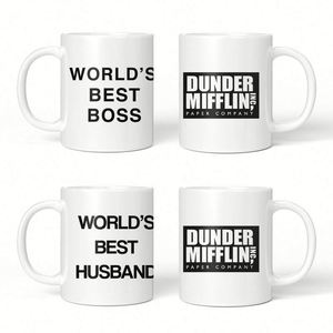 Tasses à café blanches de 11 oz, tasses vierges pour sublimation, avec logo personnalisé, tasses en céramique personnalisées - Product Image 2