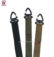 Boucle de suspension réglable en nylon tactique pour extérieur, 25 mm (1 pouce), pour accrocher des gants, des cordes d'escalade, des accessoires de sac
