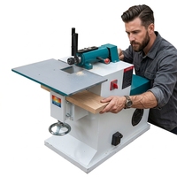 Machine de façonnage du bois verticale à broche unique 2,2 kW 380 V, table de fraisage 12,7 mm, 12 000 tr/min, fraisage du bois 120 mm