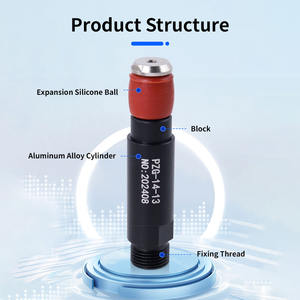 Gripper Robot pneumatik PZG10 penjepit ekspansi Mini untuk mesin cetak injeksi suku cadang cetakan kepala silinder silikon - Product Image 2