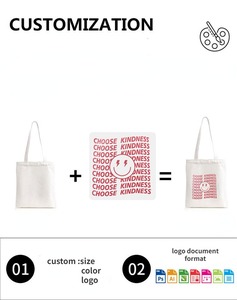 Borsa Tote di Alta Qualità in Cotone Riciclato per Donna, Shopper per <span class=keywords><strong>la</strong></span> <span class=keywords><strong>Spesa</strong></span>, Borsa <span class=keywords><strong>da</strong></span> Spiaggia e Regalo - Product Image 5