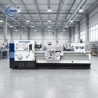 Mesin Bubut CNC Heavy Duty CW6263B 800mm Max Swing Over Gap 104mm Spindle Bore Horizontal untuk Pemesinan Flens & Poros Panjang