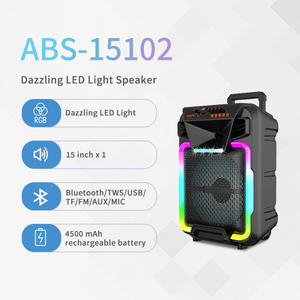 Haut-parleur Bluetooth portable 15 pouces avec subwoofer 40W haute puissance pour karaoké et home cinéma – Offre spéciale - Product Image 2