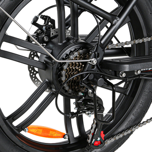 Vélo électrique pliable à assistance électrique USA STOCK, nouvelle version CY20 Pro, pneus larges 3.0”, 250W500D, 7 vitesses, pour la plage et la neige - Product Image 5