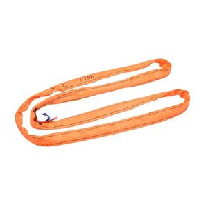 OEM ODM 6:1 더블 폴리에스터 웨빙 슬링 1-20톤 리프팅 슬링 원형 및 평평한 패턴 2T*2M - Product Image 5