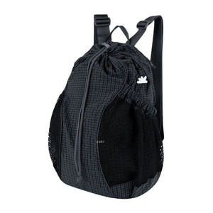 Xskr <b>Drawstring</b> <b>Backpack</b> 20-35L Plaid Mesh Side Pockets Unisex Gym Travel Fitness Bag - Product Image 3
