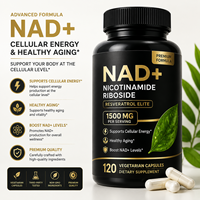Complément NAD 1500mg - NAD+ Liposomal Nicotinamide Riboside avec Resvératrol, Stimulant de NAD Plus - Soutient la Santé Cellulaire