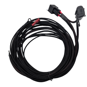 STAR araba kabloları Dashcam güç adaptörü için koşum bakır çekirdek naylon/PVC/kauçuk/PBT/PTFE 12V 100mm otomatik kablo demeti - Product Image 1