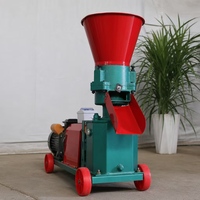 Machine à granulés d'aliments pour volailles (poulets, canards) à moteur électrique, à faible encombrement et positionnement facile, avec mouvement rotatif
