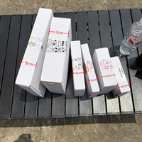 Boîtes rigides en carton ondulé pliables, matériaux recyclés, laminage mat, impression personnalisée de logo fantaisie, emballage pour chaussettes