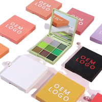 Palette de fards à paupières Aris Private Label 9 couleurs, mat, scintillant, multicolore, couleur personnalisée, imperméable, maquillage pour les yeux, cosmétiques