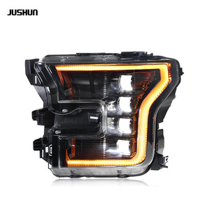 ชุดไฟหน้ารถฟอร์ด F-150 แร็ปเตอร์ แบบสี่เลนส์ ไฟ LED สำหรับวิ่งกลางวัน พร้อมไฟเลี้ยว ความสว่าง 12000 ลูเมน - Product Image 3
