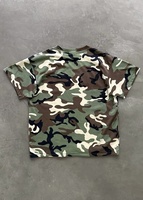 Camiseta de Algodón de 220 g/m² de Alta Calidad OEM, Camiseta con Lavado Ácido Personalizada, Camiseta con Estampado Digital Gráfico para Hombre