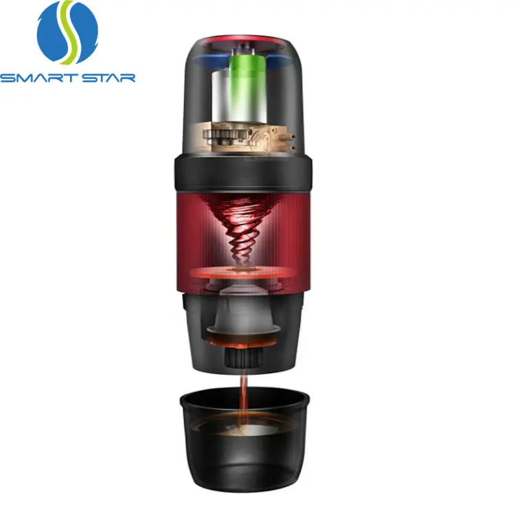 Pembuat Kopi Portabel, Pembuat Kopi Espreso Elektrik Portabel Mesin Serbuk Kopi Mini Dapat Disesuaikan dengan Logo