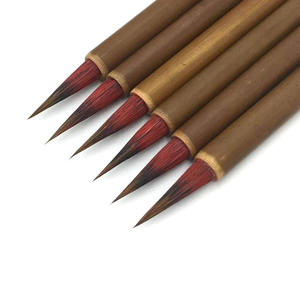 Peinture en bambou à poils de loup, stylo à pinceau, pour la course, écriture de la <span class=keywords><strong>calligraphie</strong></span> et du dessin de paysage, pouces - Product Image 3