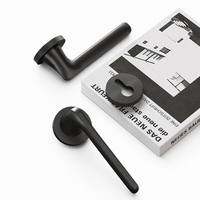 Manija de Lujo Gris Estrellado de Aleación de Zinc para Puerta Dividida con Cilindro de Cerradura, Directo de Fábrica, para Juego de Cerradura de Palanca para Puerta de Madera de Dormitorio