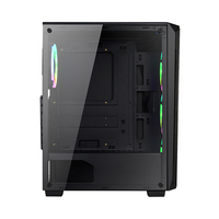 Computer Case Desktop Stock ATX GAMING Case ABS Plastic Complied 240mm Water Cooling 200 12 P Plastic Mini Itx Mid Tower
