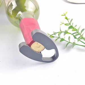 Magnetic Wine Bottle Opener Stainless Steel Flat Design Easy Open Corks For Wine Bottles - Product Image 4
