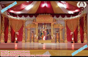 Diseñador Boda Fibra Delizio Mandap Fiji Último Delizio Boda Mandap Mejor Boda Delizio Mandap/StageUSA - Product Image 2