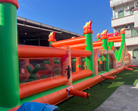 Pistola Nerf Inflable con Obstáculos, Obstáculo Inflable para Paintball