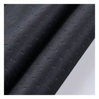 2 capas 100% tela de punto polivinílico repelente al agua 3D gofrado cepillo teñido liso para deportes y chaqueta Softshell al aire libre