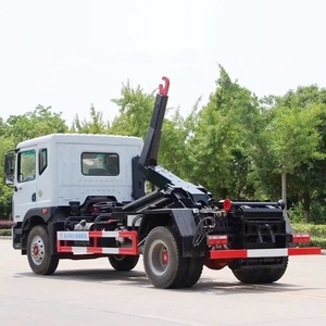 Camion benne à bras arrière diesel 6 roues neuf avec benne à conteneurs de 12 mètres cubes et moteur et boîte de vitesses - Product Image 5