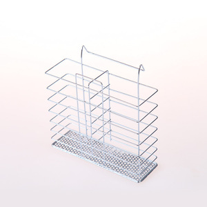 Stainless Steel <b>Standing</b> Double-Layer S-Shaped Kitchen <b>Dish</b> Rack for Dinnerware Multifunction Storage Water Cup Cutting Board - Product Image 2
