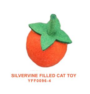 Jouet en peluche pour chat mignon et écologique - Forme de légume ou de fruit, coloré, réaliste, avec papier froissé et herbe à chat, jouet pour animaux de compagnie personnalisable en couleurs - Product Image 2