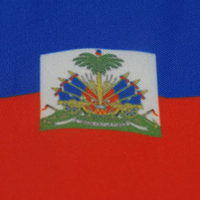 Drapeaux de bureau Haïti, drapeaux de négociation et base en plastique mini ornements de drapeau national peuvent être personnalisés journal