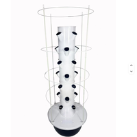 Tour de culture hydroponique verticale DIY pour balcon, sans terre, avec pompe, système de culture hydroponique détachable, haute rigidité, durable