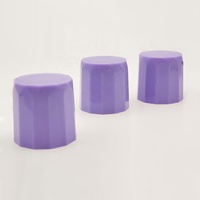 Capuchon en plastique PP à visser double couche de 28 mm avec diamant pour bouteille de bain de bouche