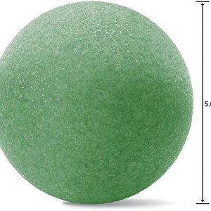 Mousse florale en plastique recyclé vert 4x4x4 cm pour arrangements floraux et artisanat - Product Image 2