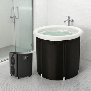 ICEMEND Athletes Recovery Portable <b>Inflatable</b> Cold Plunge Ice <b>Bath</b> Tub With Cooling and Heating System Water Chiller Optional - Product Image 1